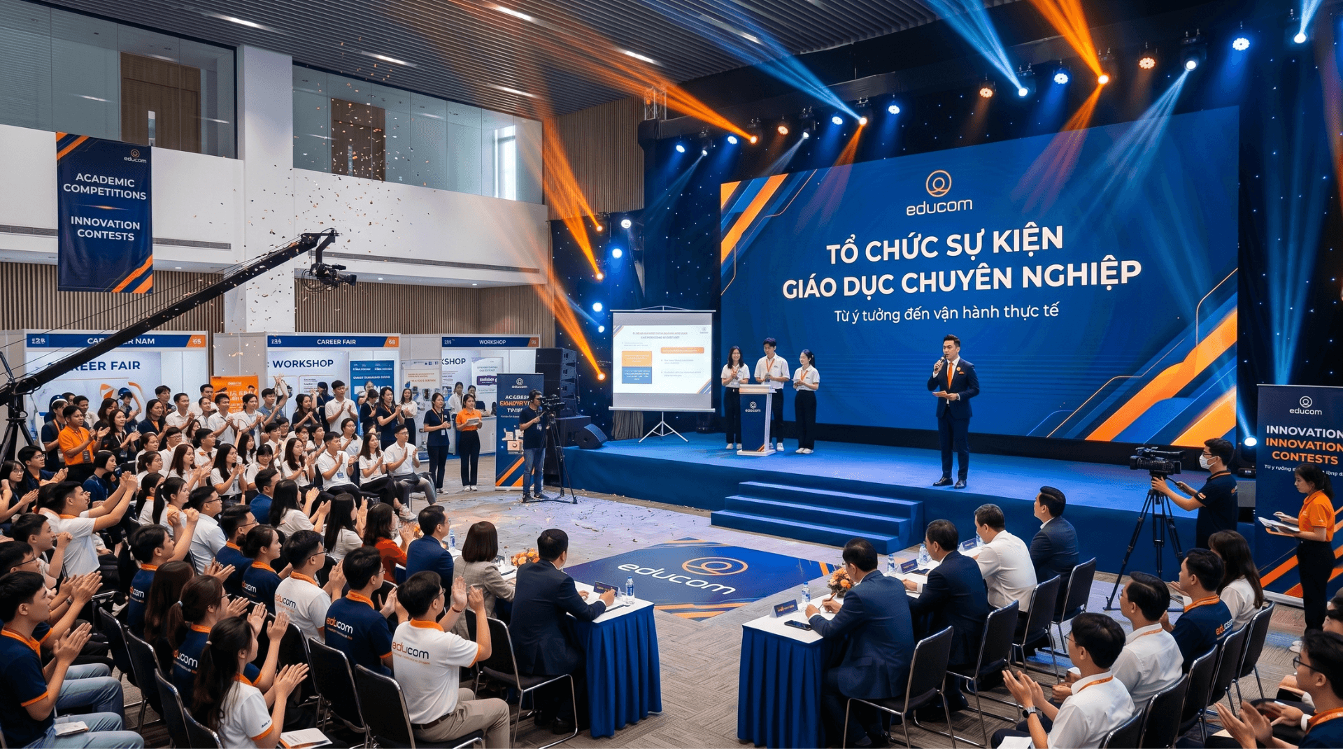 Tổ chức sự kiện và cuộc thi Educom