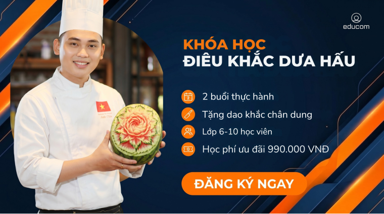 _Khóa Học Điêu Khắc Chân Dung Dưa Hấu (Masterclass) Bứt Phá Kỹ Năng Nghệ Thuật & F&B (2)
